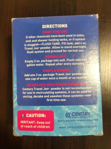 Travel Jon Travel Jon Waste Digester RV Black Tank Treatment - Extra-Strength Marine & RV Toilet Treatment | - Outdoor Depot
