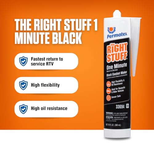 Permatex Permatex 33694 The Right Stuff Gasket Maker, 10.1 oz., Black - Outdoor Depot