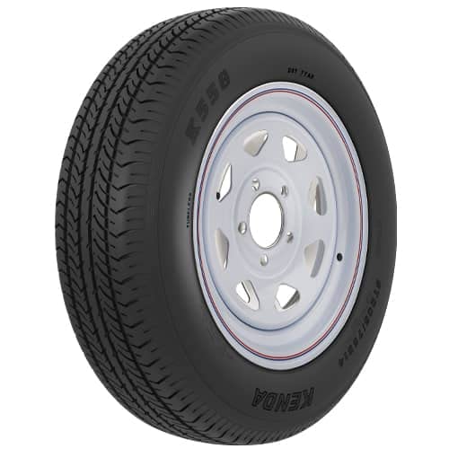 Kenda Americana Tire and Wheel - 35088 - ST205/75R15 C/5H SPK WH W/STR, (Each)