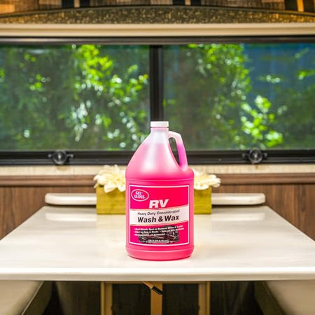 TR Gel GLOSS RV Wash & Wax - Clean, Streak-Free Finish, Reduced Water Spotting, pH Neutral, Concentrated - Outdoor Depot