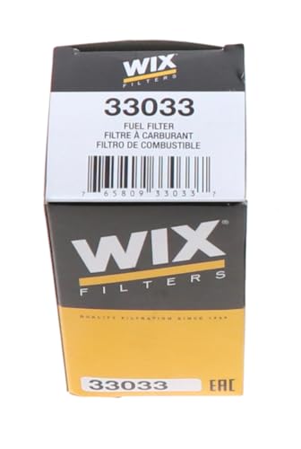 Wix WIX 33033 Universal In-Line Fuel Filter with 3/8â€ Clamp-On Inlet/Outlet, Max Pressure 60-PSI - Outdoor Depot