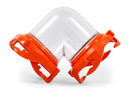 Camco Camco Rhino 90-Degree RV Tote Tank Adapter - Features Clear Low-Profile 90-Degree Elbow & 4 Bayonet - Outdoor Depot