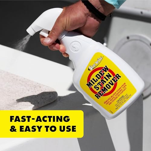 STAR BRITE STAR BRITE Mildew Stain Remover + Cleaner Removes Stains on Contact - 22 OZ (085616SS) - Outdoor Depot