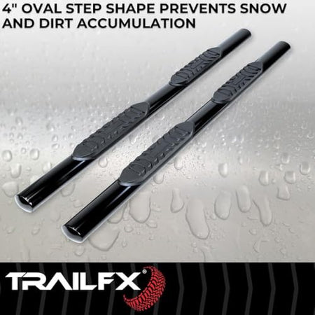 Trailfx TRAIL FX 4" Oval Sturt Ram 1500 Black 19 - Outdoor Depot