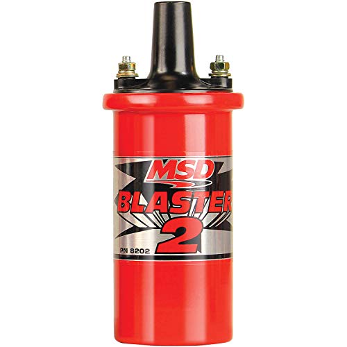 MSD MSD 8202 Ignition Canister Coil Blaster 2 Series High Performance, Red, 6-series ignition - Outdoor Depot