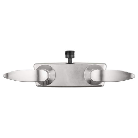 Dura Faucet Dura Faucet DF-SA100LH-SN RV Shower Faucet Valve Diverter with Winged Levers (Satin Nickel) - Outdoor Depot