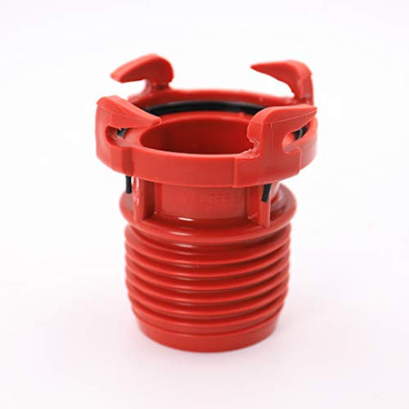 Valterra Valterra F02-3101 RV Drain Hose Connection EZ Coupler Valve Adapter , Red - Outdoor Depot