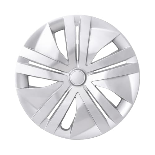 CCI Wheel Cover IWC55116S, 16 Inch, 10 Spoke, Painted, Silver, Automotive Grade ABS, Set of 4, Fits 2018-2025 Nissan Leaf S Model