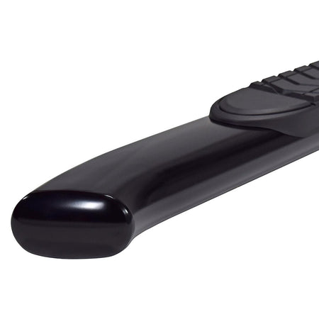 Trailfx TrailFX A7086B 5 Inch Oval Bent Nerf Bar Side Steps with Step Pads Black Powder-Coated Steel Welded - Outdoor Depot
