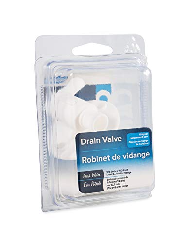 Camco Camco RV Water Tank Drain Valve | Features a Durable Plastic Construction, Comes with a Flange, and is - Outdoor Depot