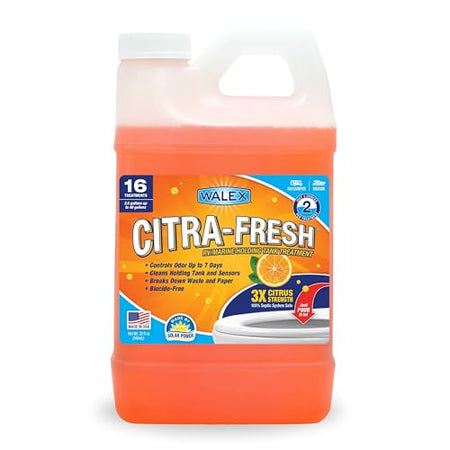 Walex Walex Citra-Fresh Liquid Holding Tank Treatment for RV, Camper & Marine - Black Water Tank Deodorizer - Outdoor Depot