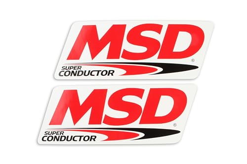 MSD MSD 32829 Super Conductor Spark Plug Wire Set, Red - Outdoor Depot