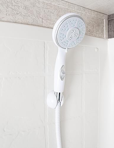 Camco Camco RV Shower Head - Features Convenient On/Off Switch & 5 Different Spray Patterns - Designed to - Outdoor Depot
