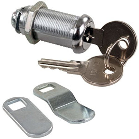 JR Products JR Products 00335 Standard Compartment Door Key Lock - 1-3/8" - Outdoor Depot