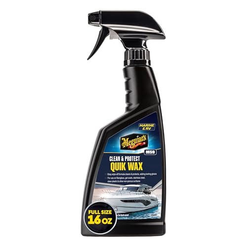 Meguiar's Meguiar's M5916 Marine and RV Quik Wax Clean and Protect, Removes Water Spots and Light - Outdoor Depot