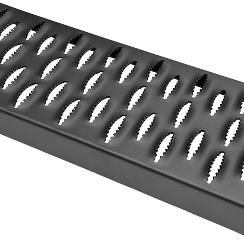 Westin Westin 27-74745 Grate Steps Running Boards 90 in. Textured Black Pair (Required Mounting Kit Sold - Outdoor Depot