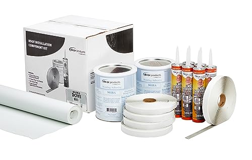 Dicor Dicor 401-CK-D RV Rubber Roof Kit - Bonding Adhesive, RV, Trailer, Motorhome Repair Butyl Tape, Lap - Outdoor Depot