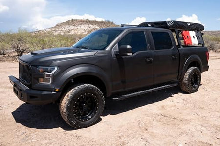 Raptor Series Raptor Series Running Boards Steps 5in OEM Style Full Tread Black Aluminum Compatible with - Outdoor Depot