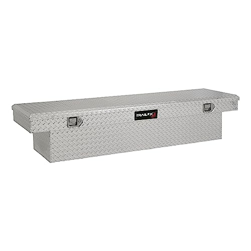 Trailfx TrailFX Tool Box 110701 Crossover Standard Single Lid With Struts Diamond Tread Bright Polished 16 - Outdoor Depot