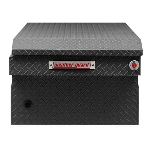 Weather Guard Weather Guard Model 117-52-04 Saddle Truck Box, Aluminum, For Full-Size Trucks, Extra Wide, - Outdoor Depot