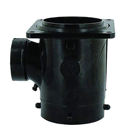 Valterra Valterra T1011 Flanged Valve Fitting - 3" San Tee Reducing, 3" Bayonet x 3" Rotating Flange x - Outdoor Depot