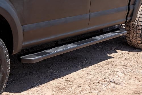 Raptor Series Raptor Series Running Boards Steps 6in OEM Style Black Aluminum Compatible with SuperCrew - Outdoor Depot