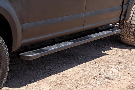 Raptor Series Raptor Series Running Boards Steps 6in OEM Style Black Aluminum Compatible with SuperCrew - Outdoor Depot