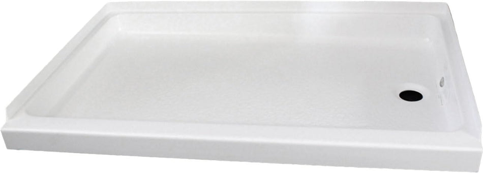 S.RECREATION SP2440WL Specialty Recreation Shower Pan 24 X 40 White- Left Hand Drain RV & Camper