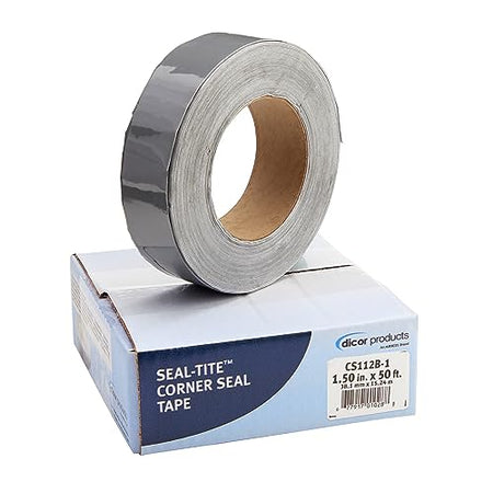 Dicor Dicor CS112B-1 Seal-Tite Corner Seal Tape - 1.5" x 50' RV, Trailer, Motorhome Repair Tape - Outdoor Depot