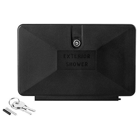 Dura Faucet Dura Faucet DF-SA170D-BK RV Weatherproof Replacement Door for Branded Exterior Shower Box Kit - - Outdoor Depot