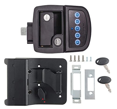 AP Products Bauer AP Products 013-5091 Keyed-A-Like Bluetooth Electric Towable Lock - RH,Black - Outdoor Depot