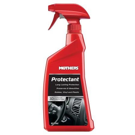 Mothers Mothers Protectant, 24 oz. – Long-Lasting UV Protection for Rubber, Vinyl & Plastic, Shields Dash, - Outdoor Depot