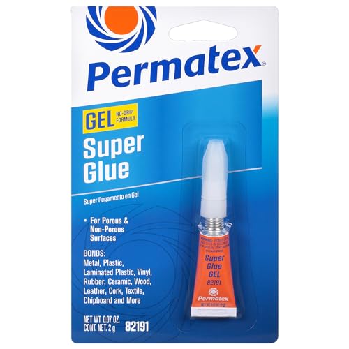 Permatex 82191 Super Glue Gel, 2 g Tube