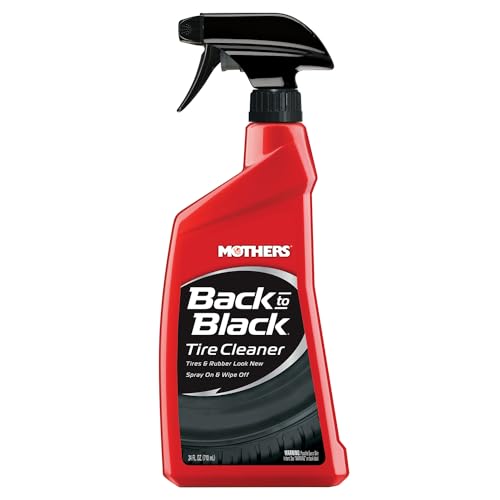 Mothers Back-to-Black Tire Cleaner, 24 oz. (09324)