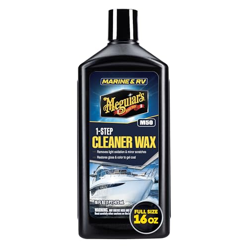 Meguiar's Meguiar's Marine/RV Once Step Cleaner Wax M5016 - Professional-Grade Marine and RV Cleaner, Polish - Outdoor Depot
