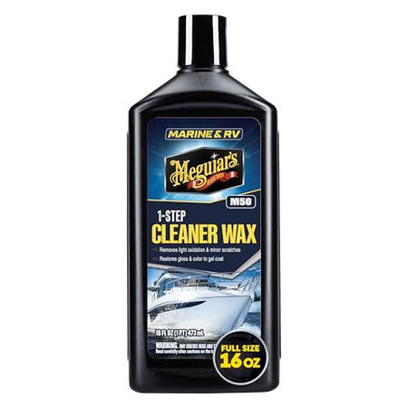Meguiar's Meguiar's Marine/RV Once Step Cleaner Wax M5016 - Professional-Grade Marine and RV Cleaner, Polish - Outdoor Depot
