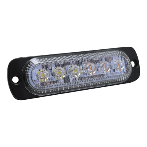 Race Sport Lighting Race Sport RS70016W-A Switching 6-LED Ultra Slim Flush Mount 19-Flash Pattern Marker - Outdoor Depot