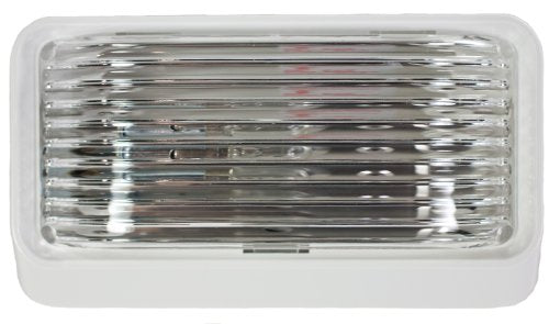 Arcon Arcon 18102 12V Universal Porch/Utility Light with Clear Lens and White Base - Outdoor Depot