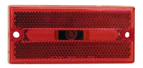 PETERSON MFG V132R Peterson Manufacturing  Red Rectangular Clearance/Side Marker Light RV & Camper