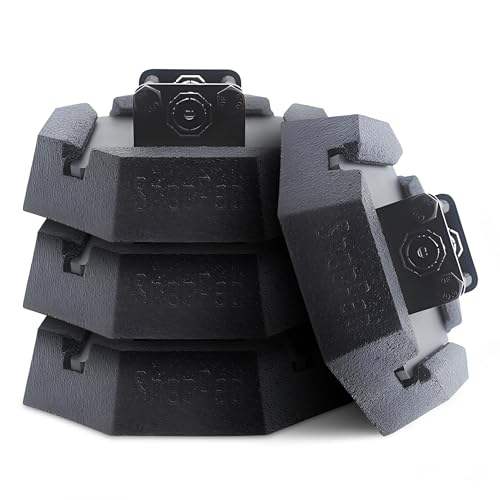 SnapPad SnapPad SnapJack™ SJ (Pack of 4) | Two-Point Trailer Jack Stands Featuring 5.5" Metal Foot | Adds - Outdoor Depot