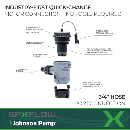 Johnson Pump Johnson Pump 10-13626-01 Aqua Void Bilge Pump - 12V, 500 GPH - Outdoor Depot