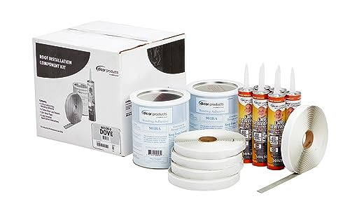 Dicor Dicor 401-CK-D RV Rubber Roof Kit - Bonding Adhesive, RV, Trailer, Motorhome Repair Butyl Tape, Lap - Outdoor Depot
