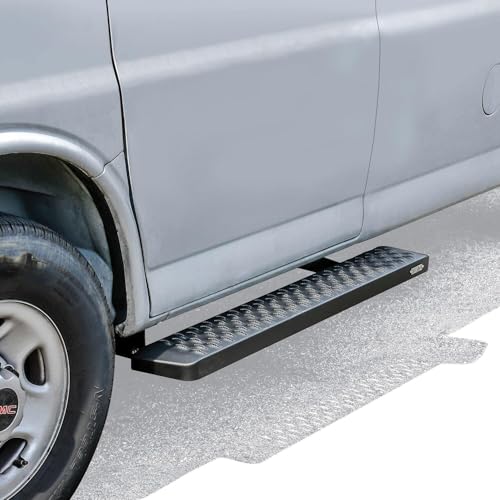 Westin Westin 27-81005 Grate Steps Running Boards 46" Driver & 97" Passenger Side Textured Black Pair - Outdoor Depot