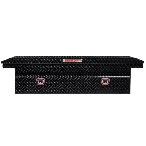Weather Guard Weather Guard Model 121-5-04 Saddle Truck Box, Aluminum, for Full Size Trucks, Low Profile, - Outdoor Depot