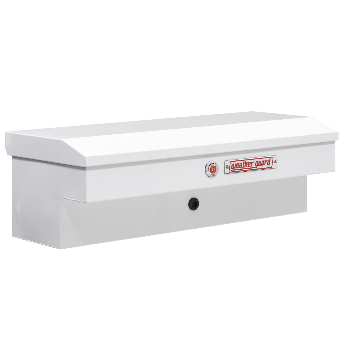 Weather Guard Weather Guard Model 185-3-04 41in Lo-Side Truck Box, Steel, White, 3.0 cu ft capacity - Outdoor Depot