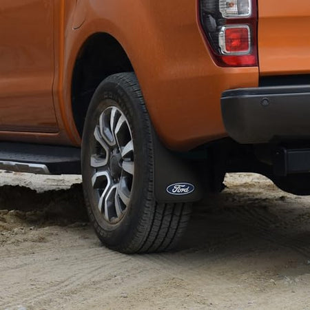 Plasticolor Ford Blue Oval Easy Fit Mud Guard - Set of 2 - Outdoor Depot