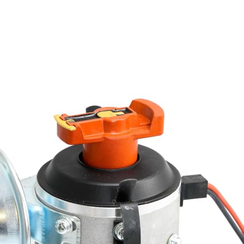 PerTronix D186504 Flame-Thrower Plug and Play Electronic Ignition Distributor with Ignitor Technology, Compatible with VW Type 1 Engines, Vacuum Advance Cast