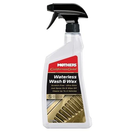 Mothers Mothers California Gold Waterless Wash & Wax, 24 oz. — Quick & Easy Car Care Without Water, Spray On - Outdoor Depot