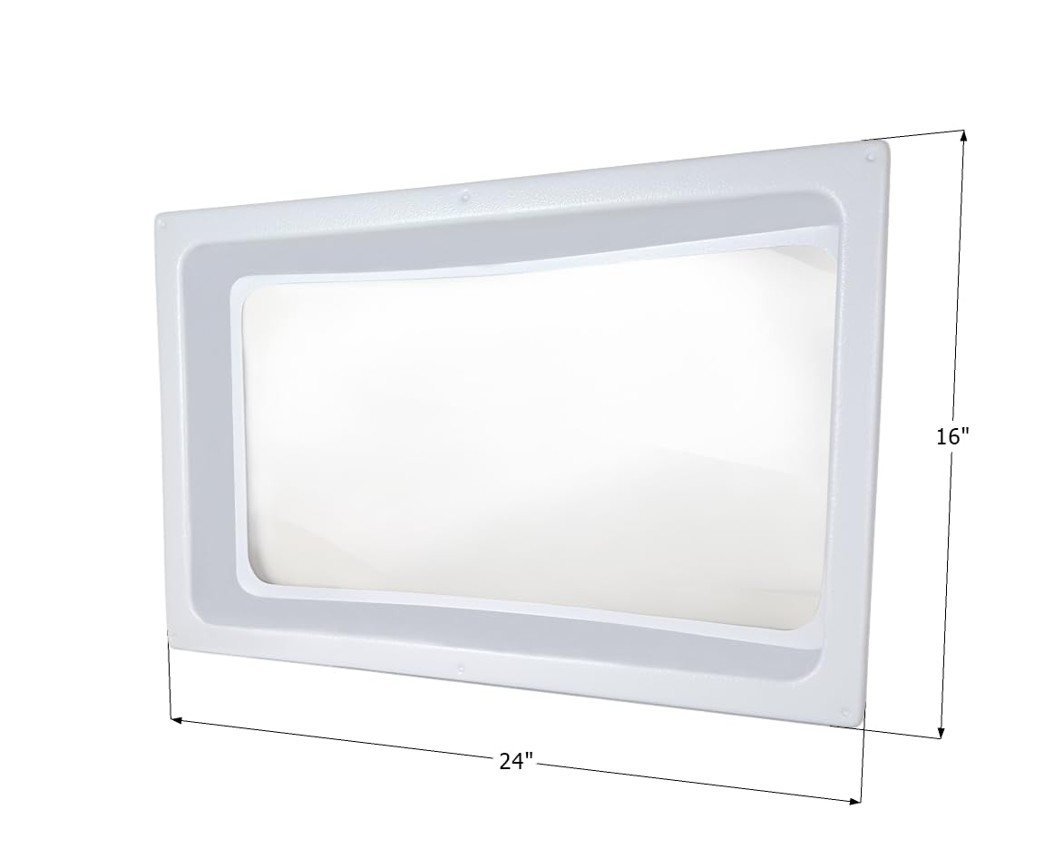 ICON ICON 01981 Skylight Inner Dome SL1422 for 22" x 14" x 5" Opening - Clear - Outdoor Depot