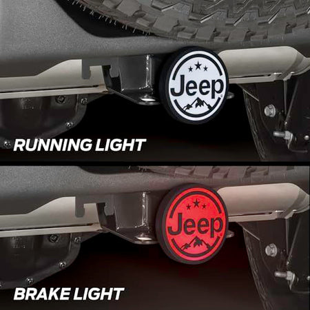 Plasticolor Plasticolor 002315R01 Jeep Lighted Hitch Cover - Outdoor Depot